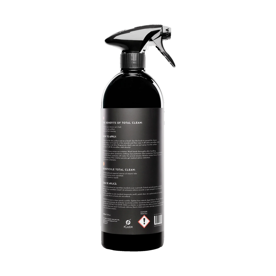 TOTAL CLEAN 1000ml - SOLUTIE FLASH CURATARE INTERIOR AUTO
