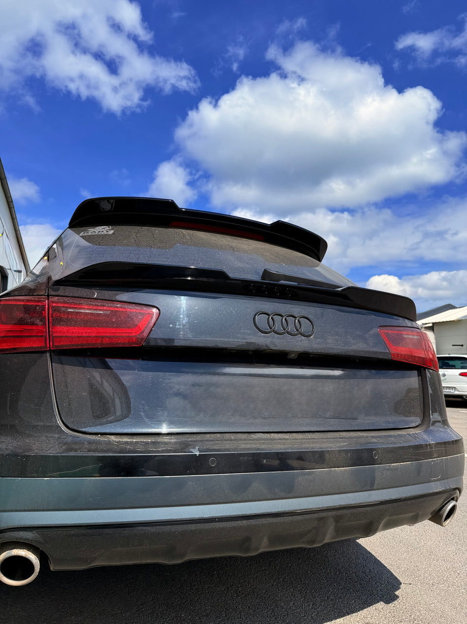 Eleron portbagaj M4 Style compatibil cu Audi A6 C7 Avant (2010-2018) negru lucios