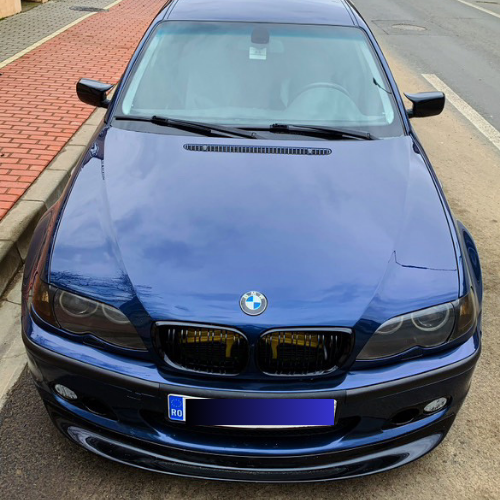 Capace oglinda M style compatibil cu BMW seria 3 e46 sedan(1998-2005) negru lucios