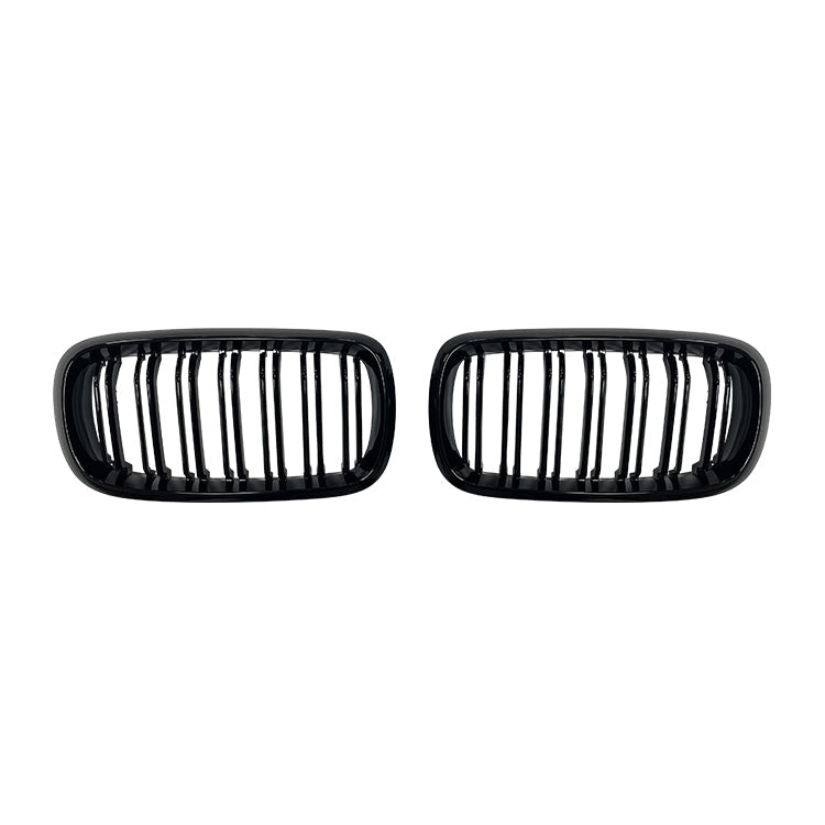 Grile centrale duble compatibile cu BMW X5 F15 M style(2014-2018) negru lucios