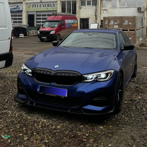 Lip prelungire bara fata M-Performance compatibil cu BMW Seria 3 G20 G21(2018-2023) negru lucios