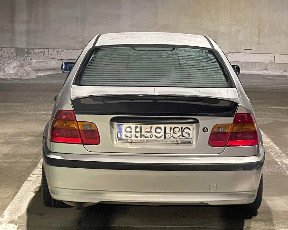 Eleron portbagaj compatibil cu BMW e46(1998-2005) CSL Look Design sedan negru lucios