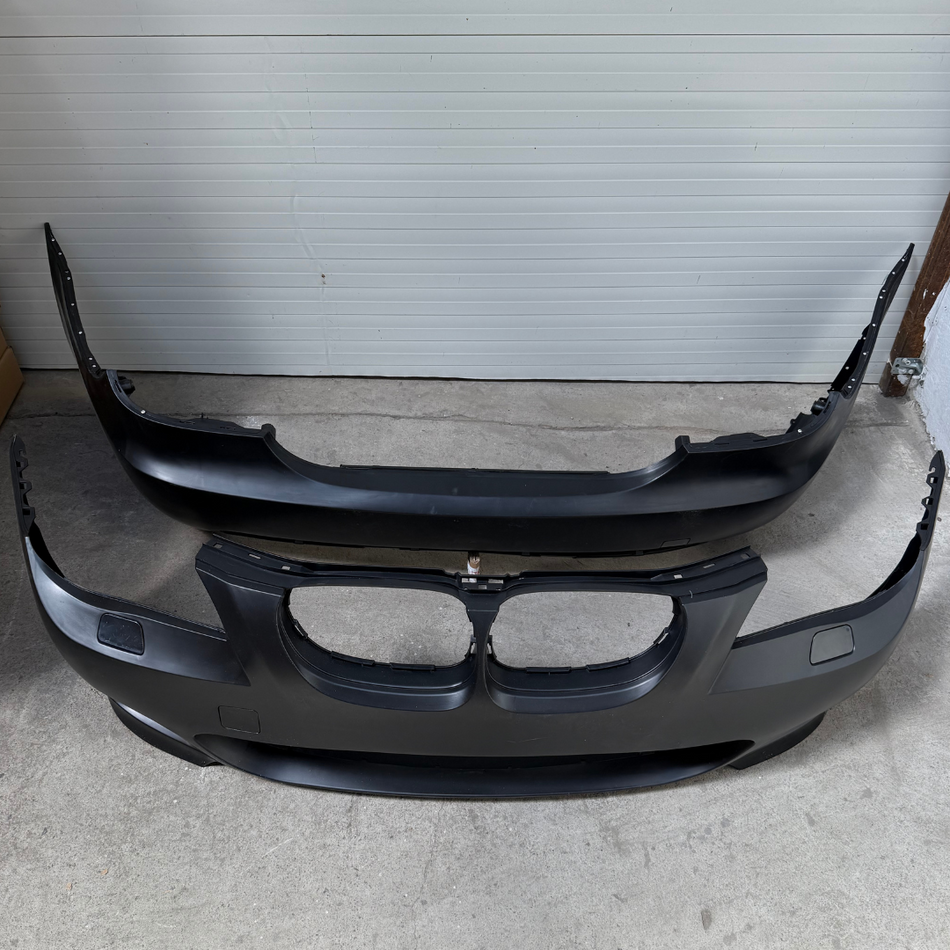 Kit Exterior compatibil cu BMW Seria 5 E60 2007-2010 M-Technik Design cu PDC si Proiectoare ceata