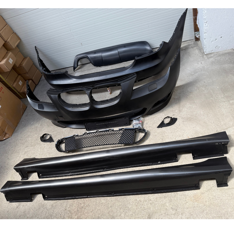 Kit Exterior compatibil cu BMW Seria 5 E60 2007-2010 M-Technik Design cu PDC