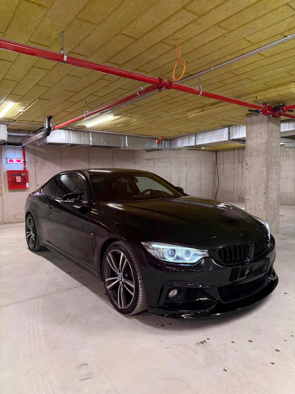 Lip prelungire bara fata compatibil cu BMW Seria 4 F32 F33 F36(2012-2019) negru lucios
