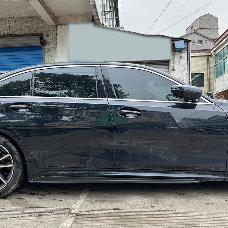 Prelungire praguri M-Tech compatibile cu BMW seria 3 G20 G21(2018-2023) negru lucios