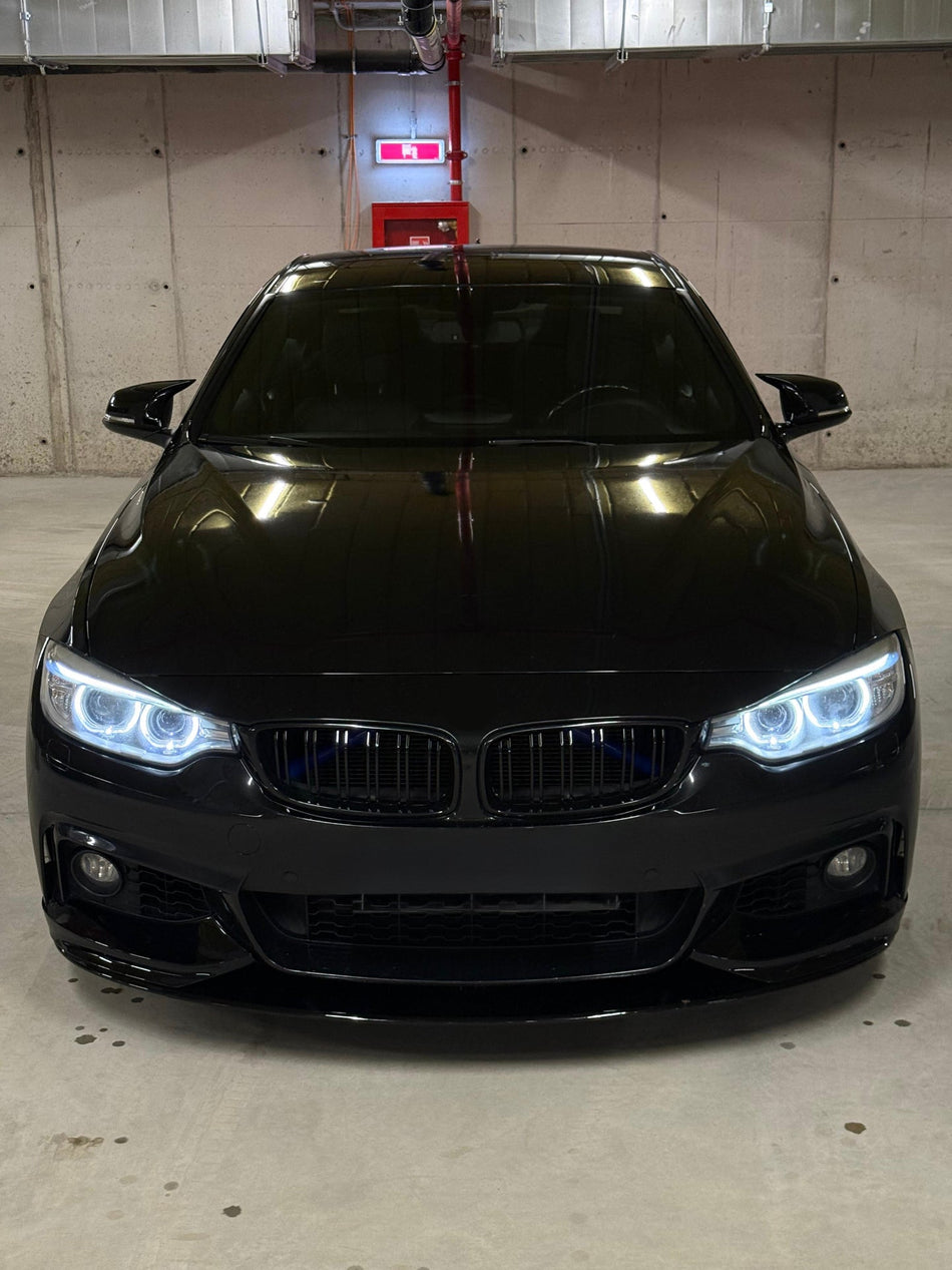 Lip prelungire bara fata compatibil cu BMW Seria 4 F32 F33 F36(2012-2019) negru lucios