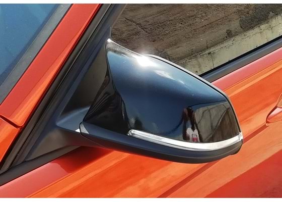 Capace oglinzi Batman style compatibil cu BMW seria 3 F30 F31 F20 F22 F23 F34 E84 F87(2011-2019) negru lucios