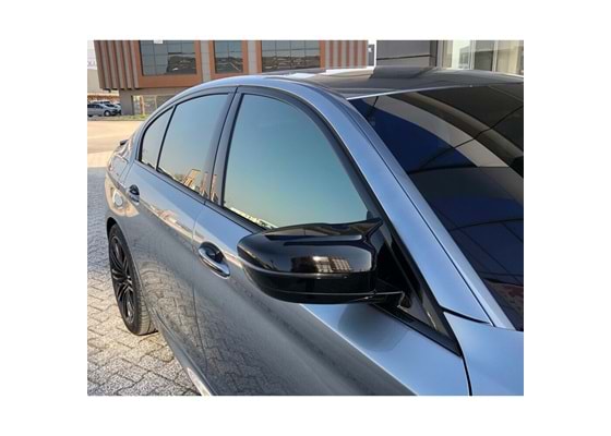 Capace oglinzi Batman Style compatibile cu BMW seria 5/7G30 G31 G11 G12 G14 G15 G16 2017+ Negru lucios