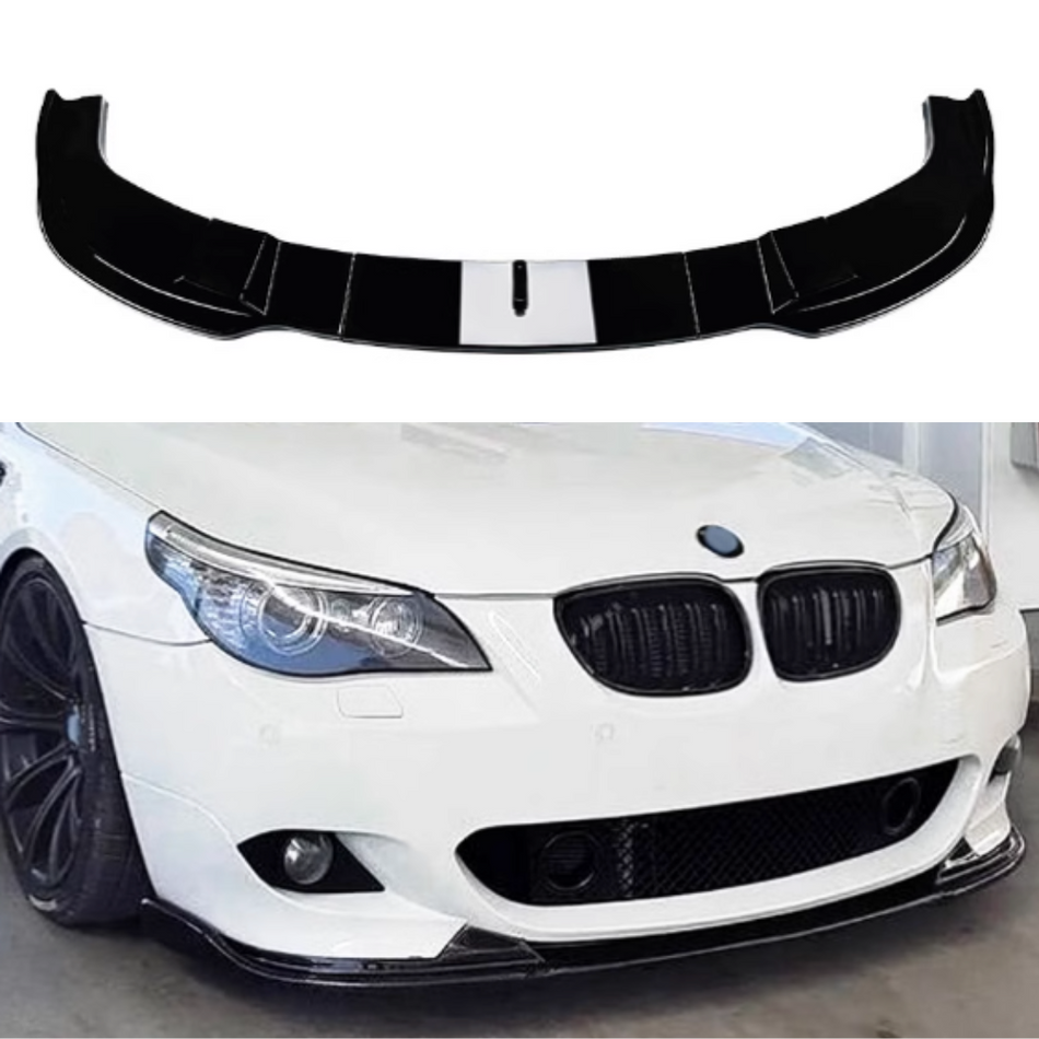 Pachet M-tech cu Lip prelungire bata fata si praguri laterale BMW seria 5 E60(2004-2010) negru lucios