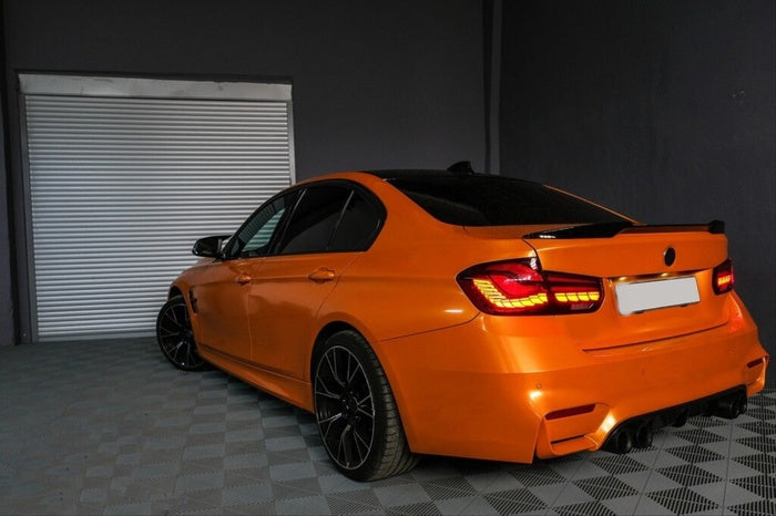 Eleron portbagaj compatibil cu Bmw seria 3 F30(2012-2018) M4 CSL style negru lucios