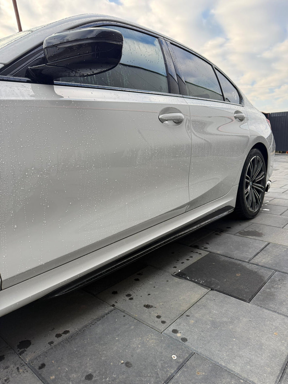 Prelungire praguri M-Tech compatibile cu BMW seria 3 G20 G21(2018-2023) negru lucios