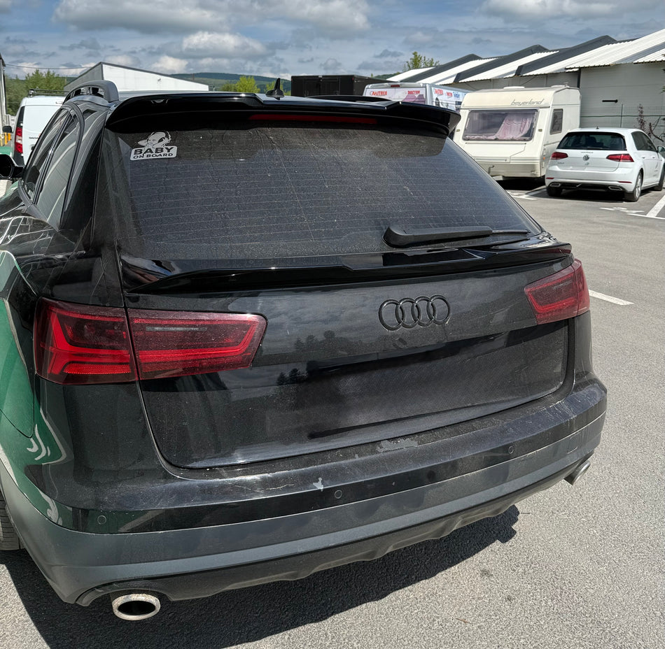 Eleron portbagaj M4 Style compatibil cu Audi A6 C7 Avant (2010-2018) negru lucios