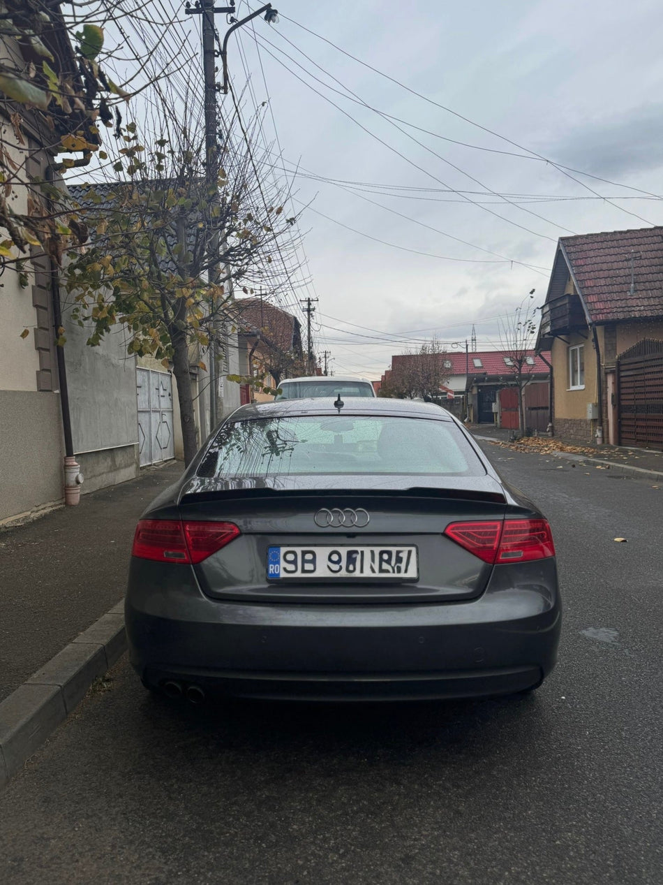 Eleron portbagaj M4 style compatibil cu Audi A5 B8 (2007-2016) negru lucios