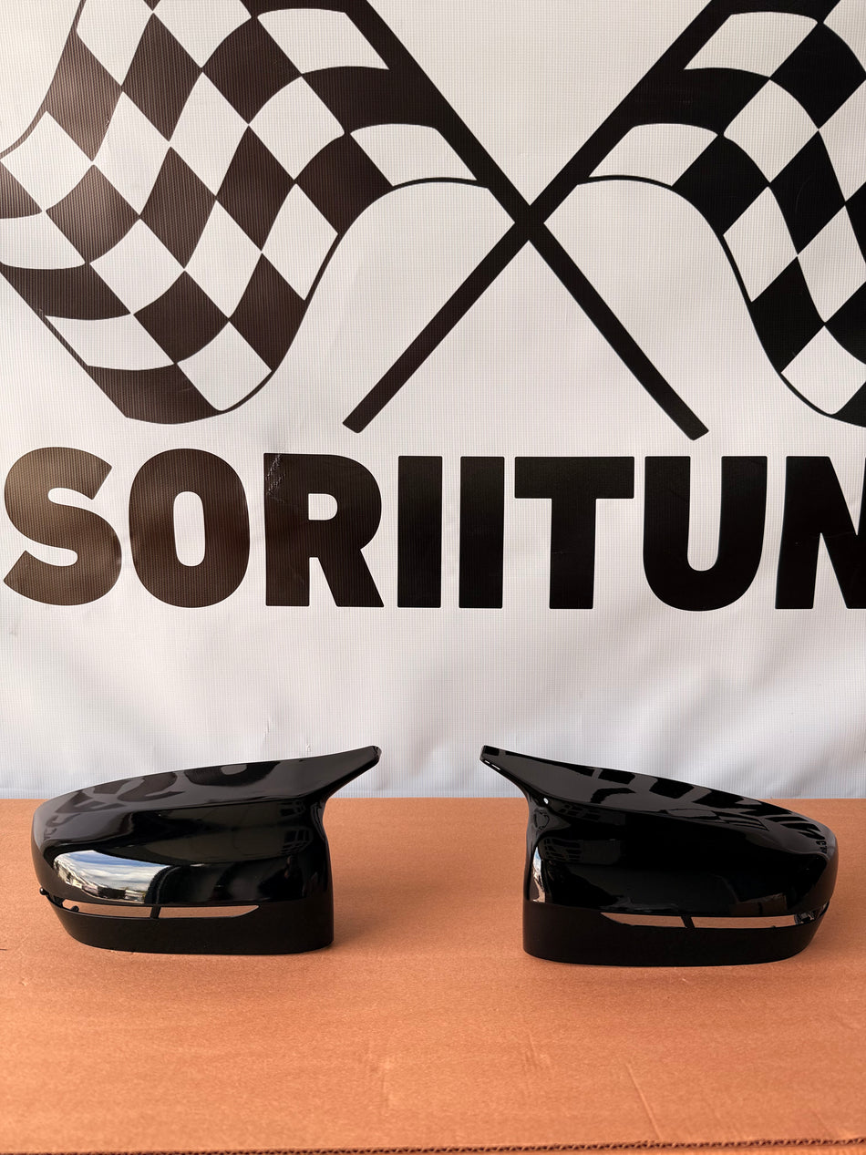 Capace oglinzi Batman Style compatibile cu BMW seria 3 G20 2019+ Negru lucios