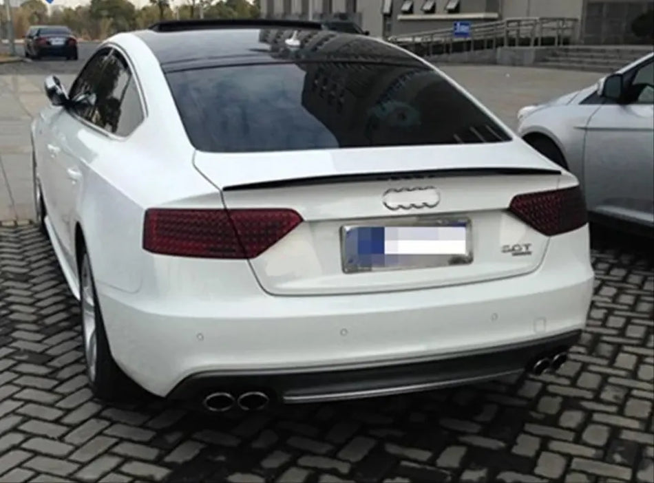 Eleron portbagaj compatibil cu Audi A5 B8 SportBack S5 Style (2009-2017) negru lucios