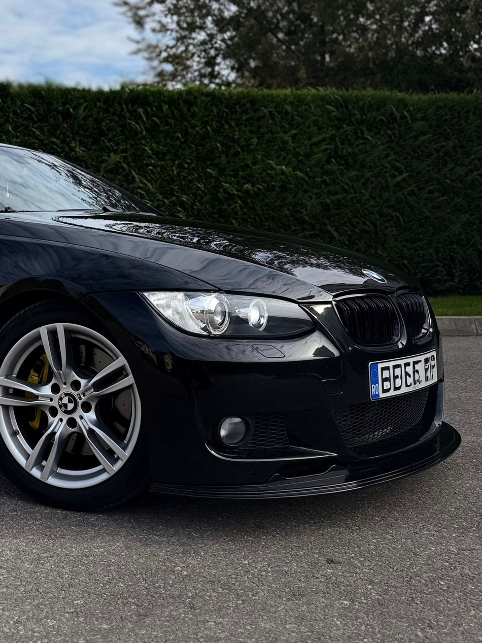 Lip prelungire bara fata compatibil cu BMW Seria 3 E92 E93 (2005-2008) M-Performance Design negru lucios