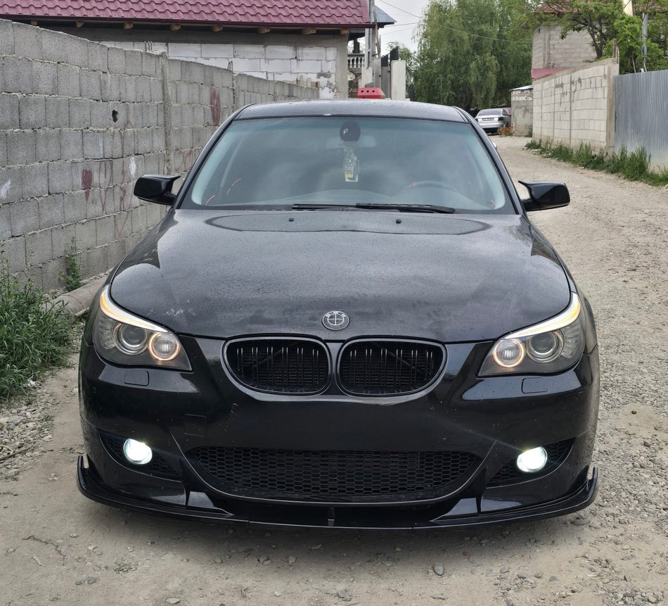 Lip prelungire bara fata compatibil cu Bmw Seria 5 e60 e61(2003-2010) negru lucios