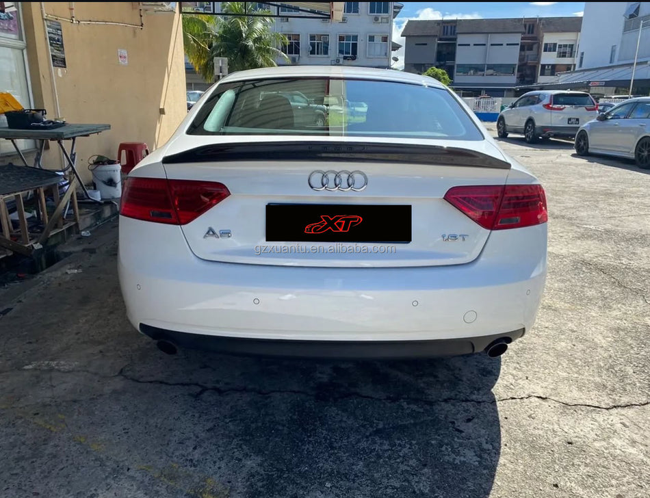 Eleron portbagaj PSM style compatibil cu Audi A5 B8 Coupe (2007-2016) negru lucios