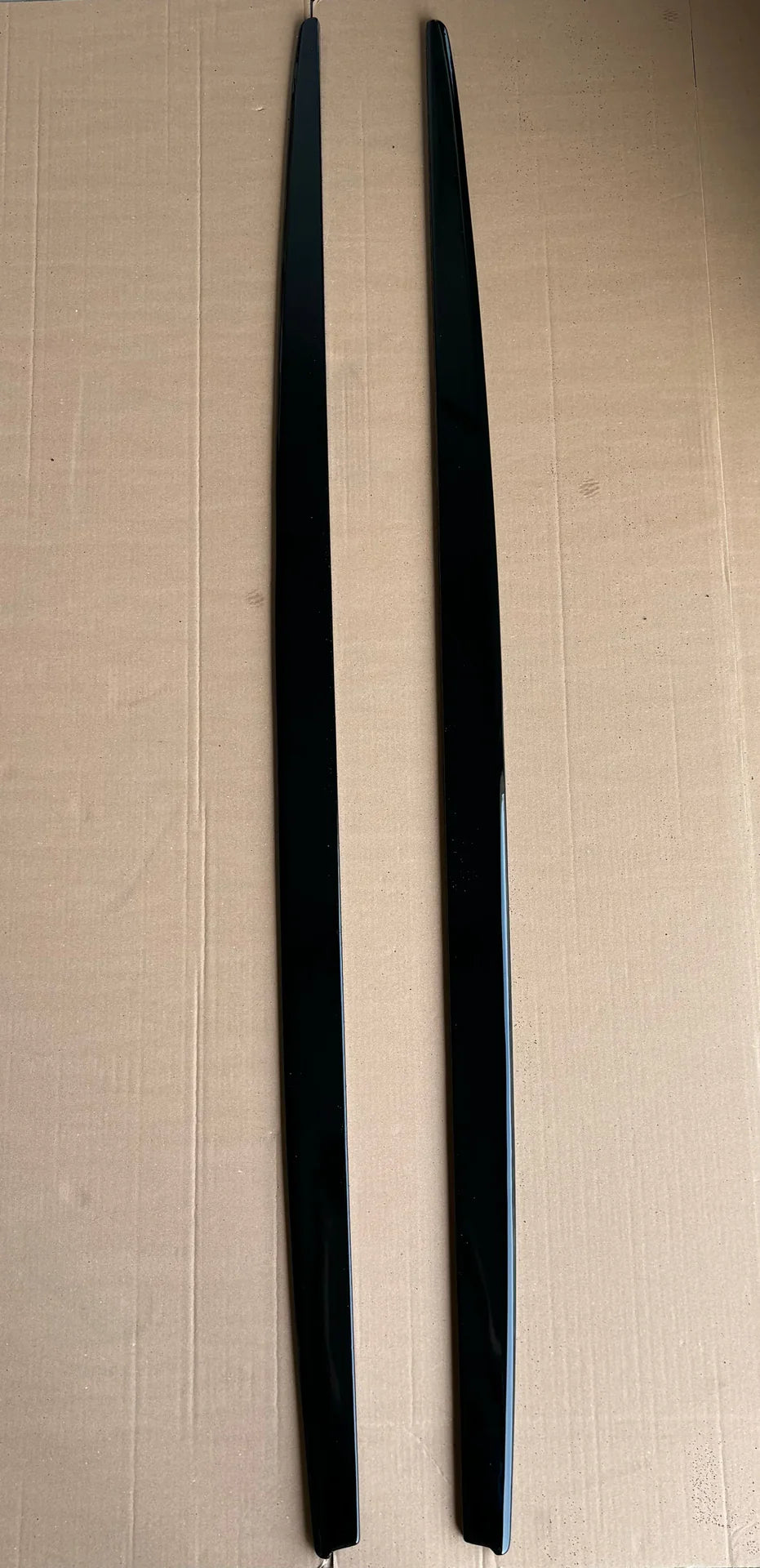Prelungire praguri universale, 204 cm, negru lucios