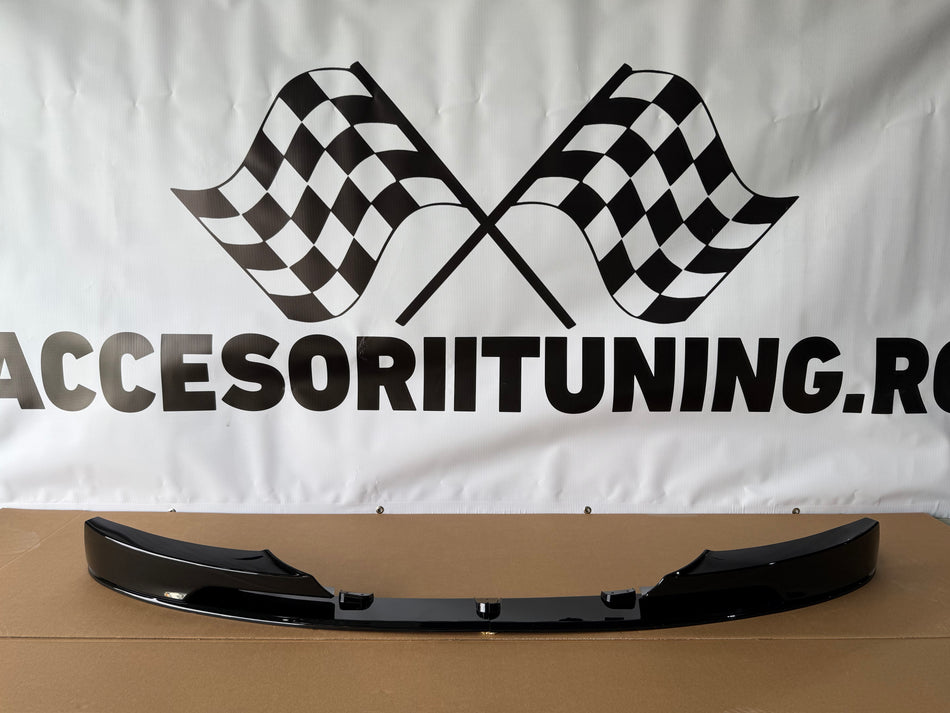 Lip prelungire bara fata M-tech Design compatibil cu BMW E90 E91 facelift 2009-2012 negru lucios