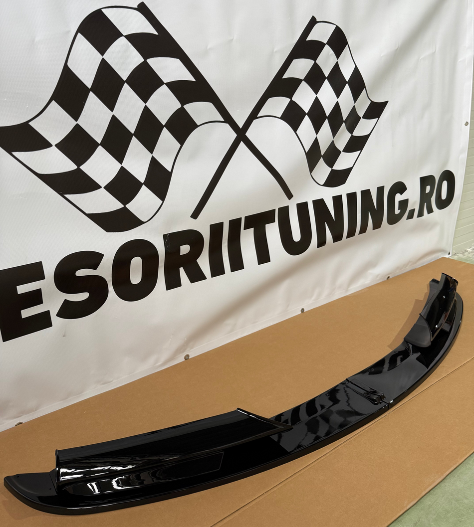 Lip prelungire bara fata M-tech Design compatibil cu BMW seria 3 E90 E91 NFL 2005-2008 negru lucios