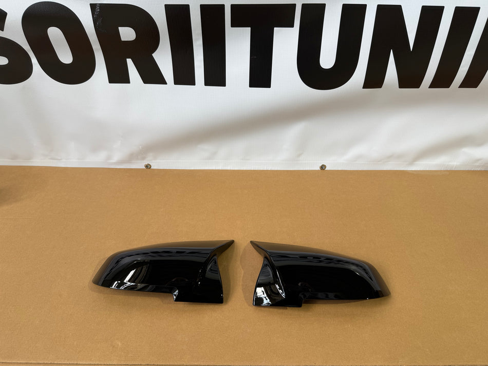 Capace oglinzi Batman style compatibil cu BMW seria 4 F32 F33 F36(2014-2021) negru lucios