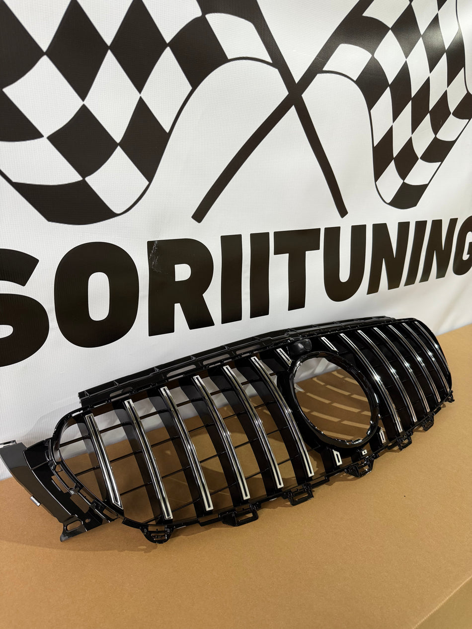 Grila Centrala GT-R Panamericana Design compatibil cu MERCEDES Benz E-Class W213 S213 C238 2016-2019 Chrome