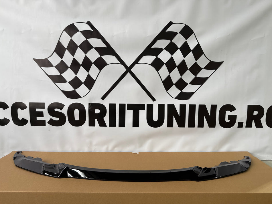 Lip prelungire bara fata compatibil cu BMW M3 Look F30/F31(2012-2018) negru lucios