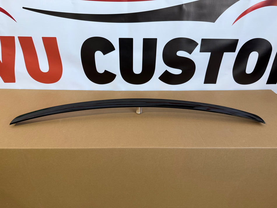 Eleron portbagaj S4 style compatibil cu Audi A4 B8 si 8.5 Facelift (2009-2015) negru lucios