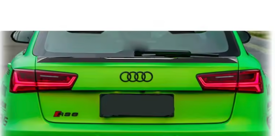 Eleron portbagaj M4 Style compatibil cu Audi A6 C7 Avant (2010-2018) negru lucios