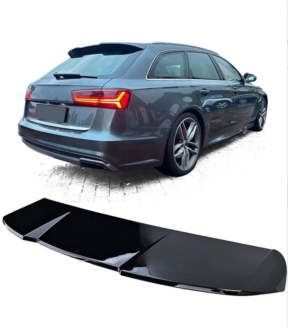 Eleron haion RS Style compatibil cu Audi A6 C7 Avant (2010-2018) negru lucios