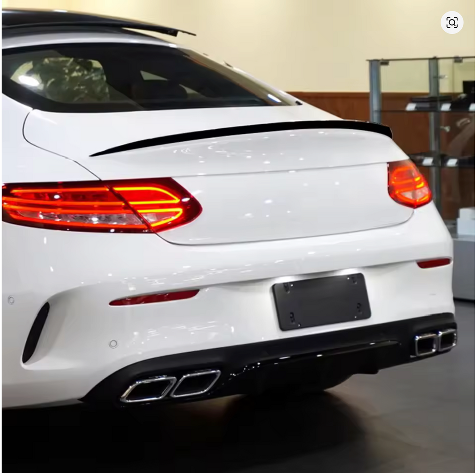 Eleron portbagaj AMG compatibil cu MERCEDES-Benz C-Class W205 Coupe(2014-2018) negru lucios