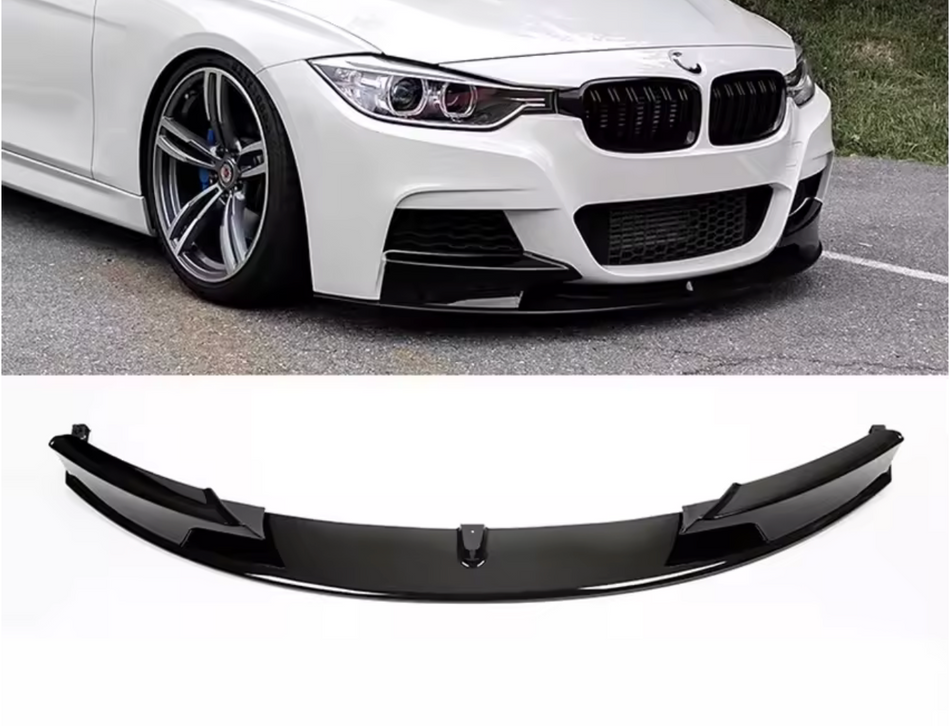 Lip prelungire bara fata M-Performance compatibil cu BMW Seria 3 F30 F31(2012-2018) negru lucios
