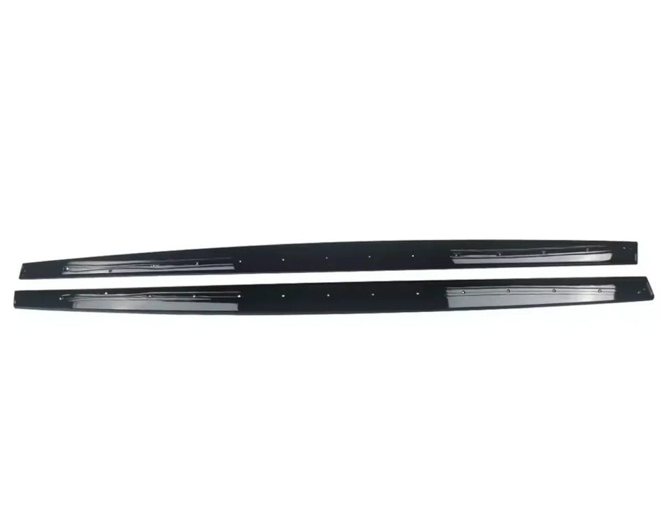 Prelungire praguri laterale compatibil Audi A4 B8 B8.5 negru lucios