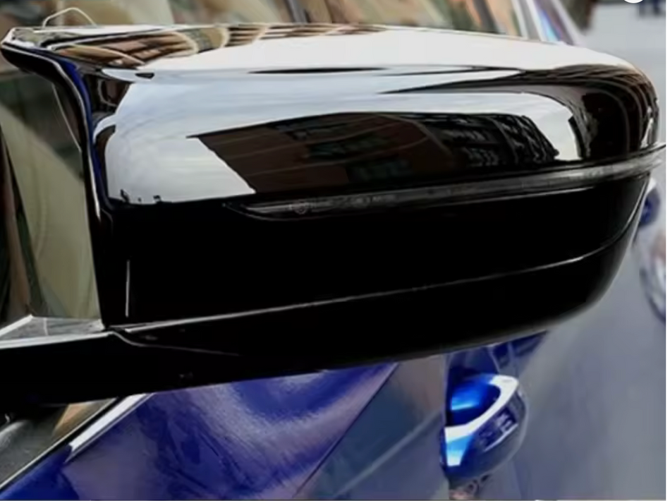 Capace oglinzi Batman Style compatibile cu BMW seria 5/7G30 G31 G11 G12 G14 G15 G16 2017+ Negru lucios