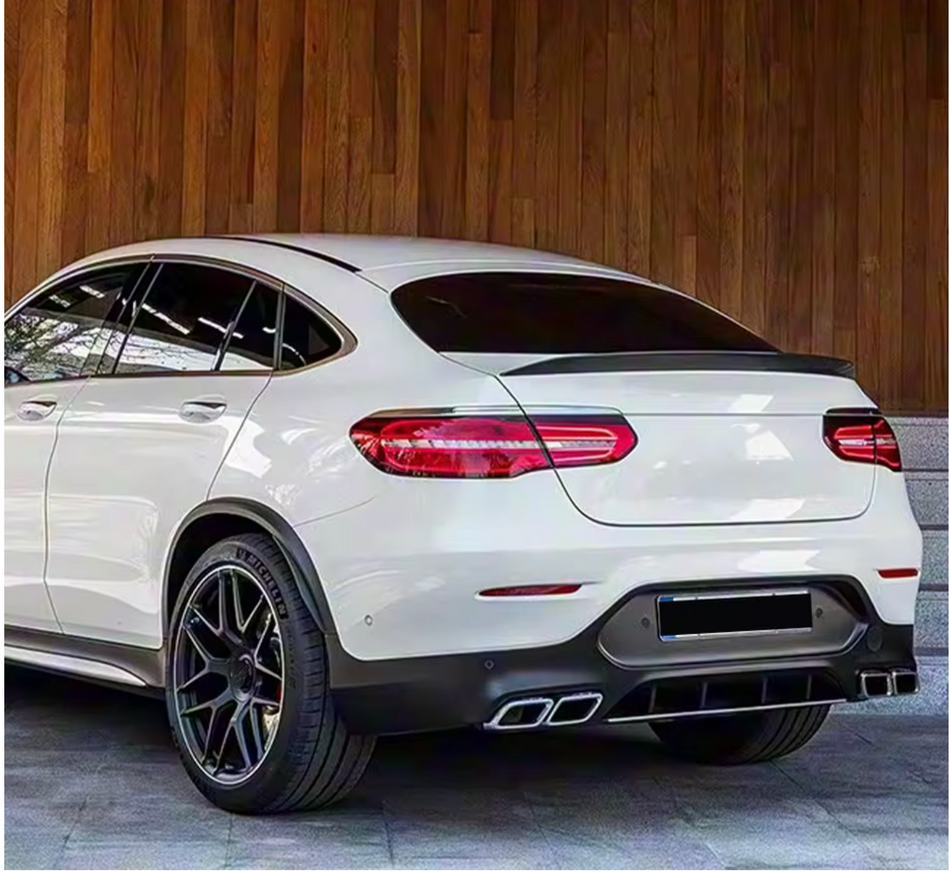 Eleron portbagaj AMG Look compatibil cu Mercedes-Benz GLC Coupe C253(2016-2019) negru lucios
