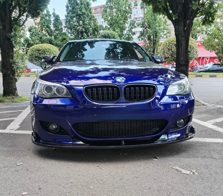 Lip prelungire bara fata compatibil cu Bmw Seria 5 e60 e61(2003-2010) negru lucios