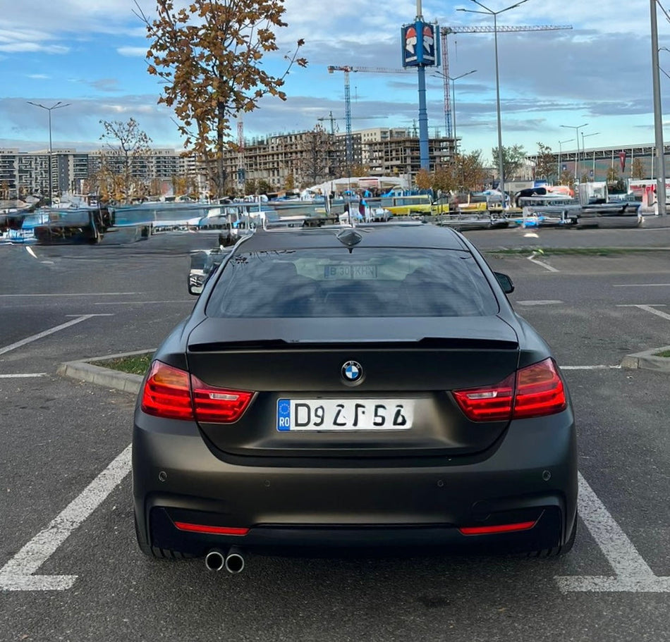 Eleron portbagaj compatibil cu BMW seria 4 F32 Coupe(2014-2020) M4 Look Design style negru lucios