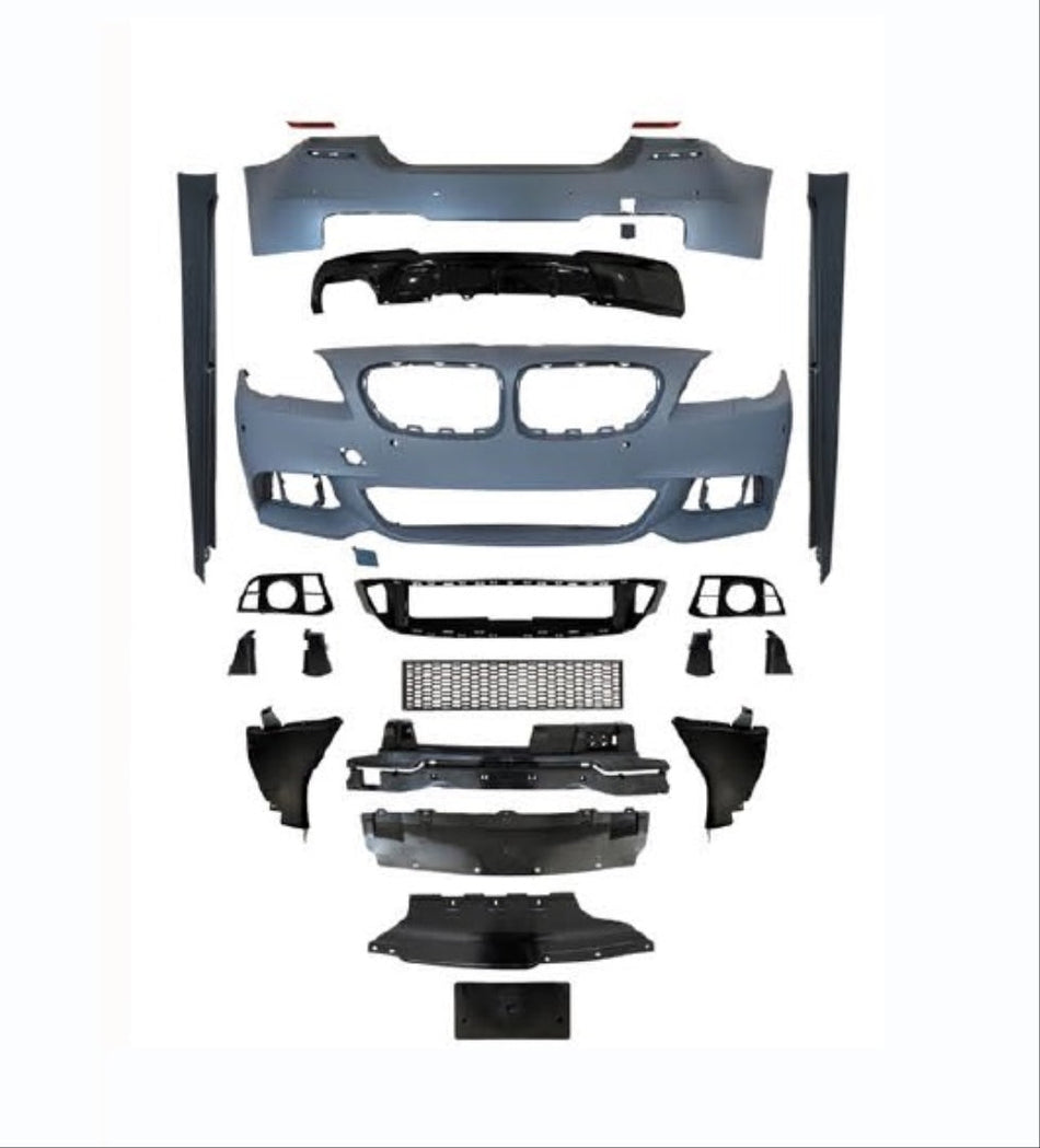 Pachet Exterior compatibil cu BMW F10 Facelift Seria 5 2014-2018 M-Technik Design