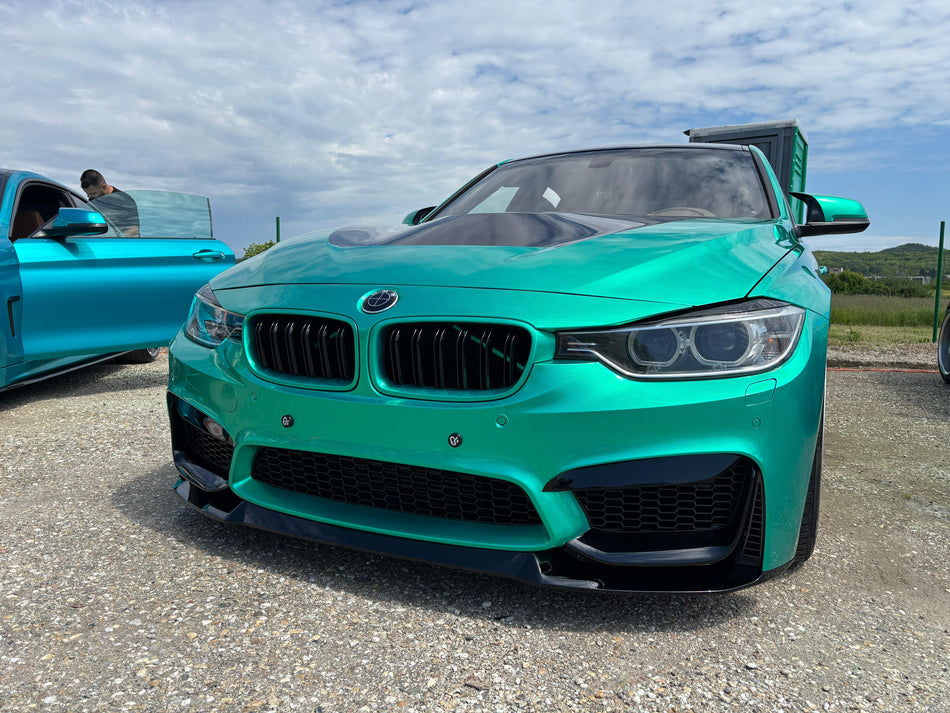 Lip prelungire bara fata compatibil cu BMW Seria 3 F30/F31(2012-2018) M3 Look Design negru lucios