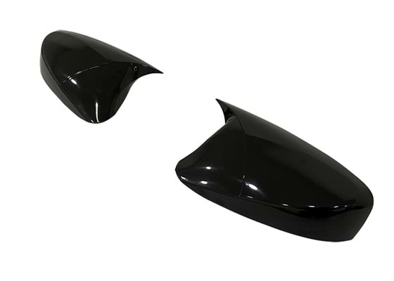 Capace oglinda Batman Style compatibile cu Audi A3 8P 2003-2007 Negru lucios