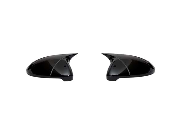 Capace oglinda Batman Style compatibile cu VW Golf 7 2012-2019 Negru lucios