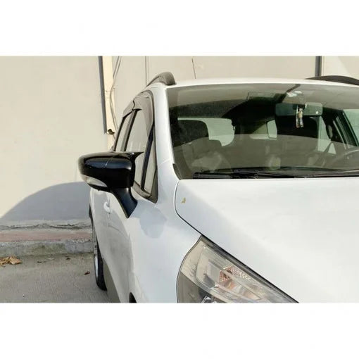 Capace oglinzi Batman compatibile cu Clio Mk4 2012-2019 negru lucios